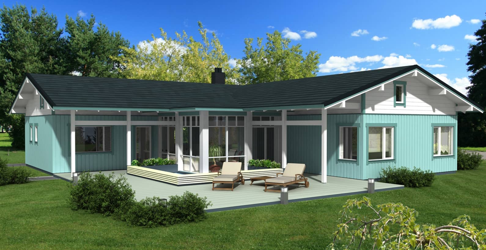 Log Prefabricated Houses Directly From Producer Palmatin Com