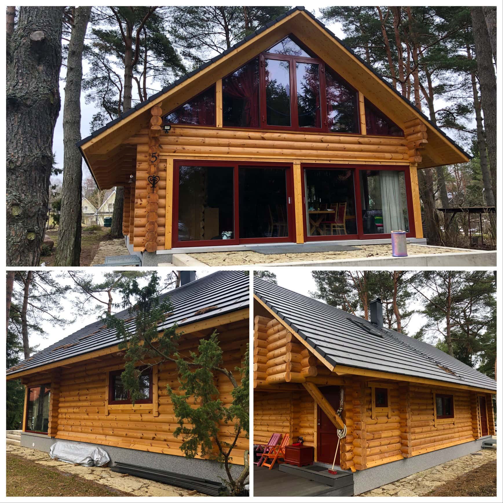 Glued Laminated Round Log House Palmatin Com